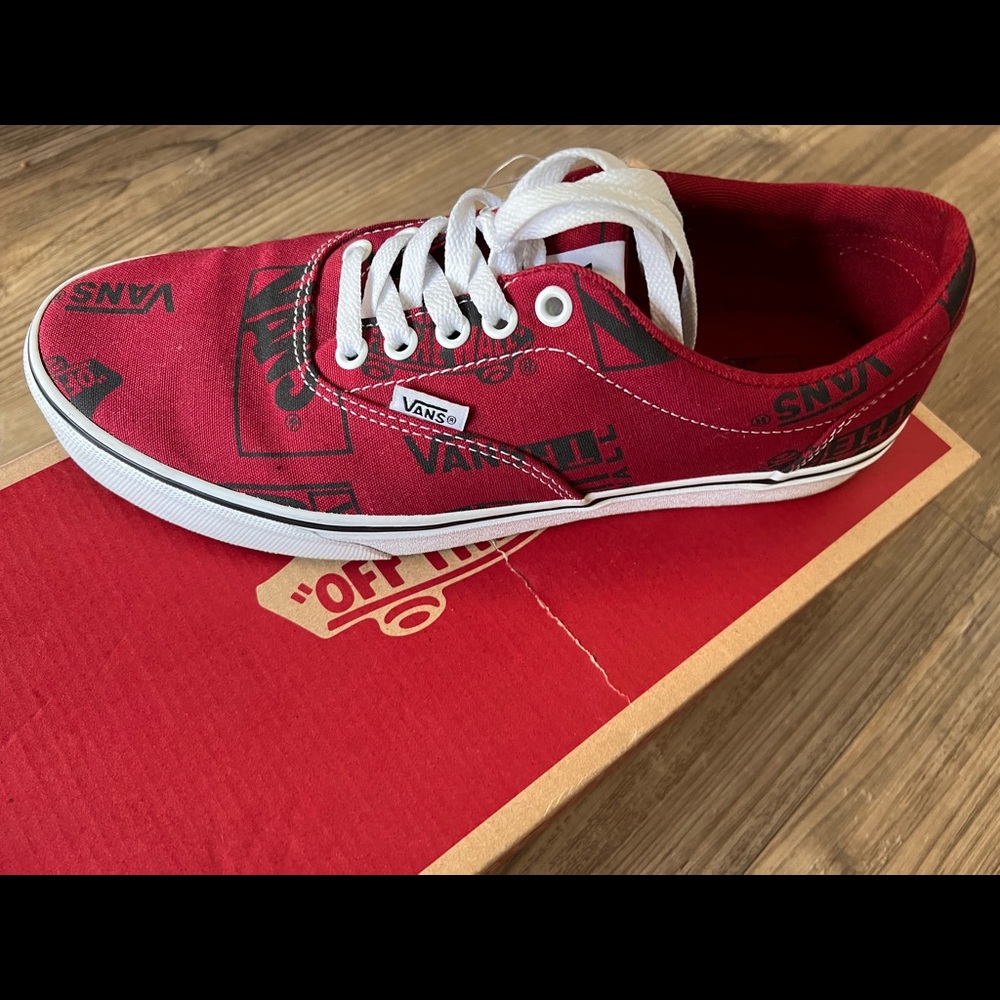 Red and Black Vans